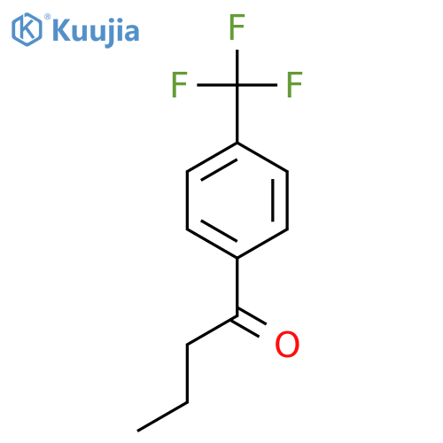 1-Butanone, 1-[4-(trifluoromethyl)phenyl]- structure
