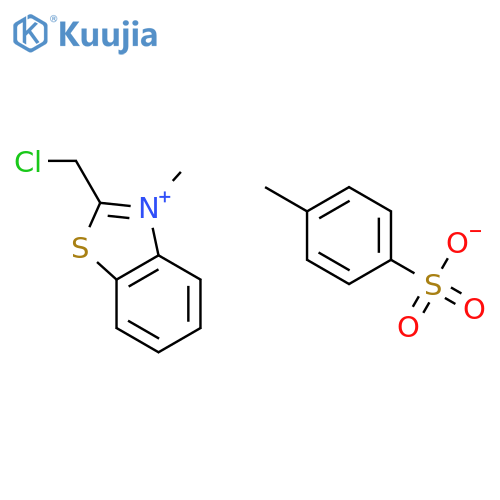 2-(Chloromethyl)-3-methylbenzo[d]thiazol-3-ium 4-methylbenzenesulfonate structure