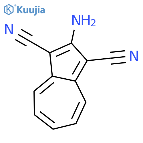 2-Aminoazulene-1,3-dicarbonitrile structure