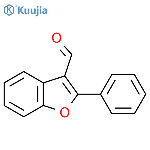 2-Phenylbenzofuran-3-carbaldehyde structure