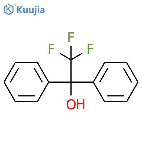 Benzenemethanol, a-phenyl-a-(trifluoromethyl)- structure
