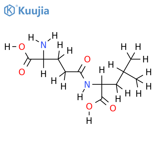 L-L-gamma-Glutamylleucine structure