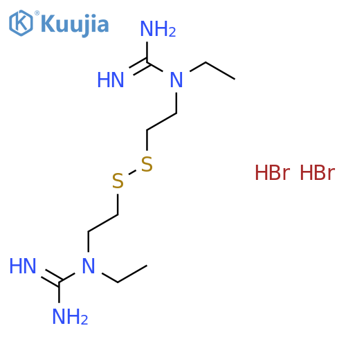 Guanidine,N,N'''-(dithiodi-2,1-ethanediyl)bis[N-ethyl-, dihydrobromide (9CI) structure