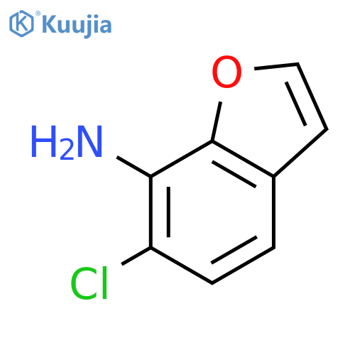6-chlorobenzofuran-7-amine structure