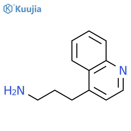 4-QUINOLINEPROPANAMINE structure