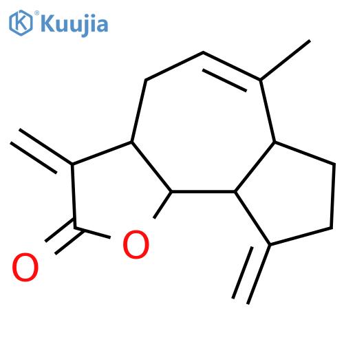 Azuleno[4,5-b]furan-2(3H)-one,3a,4,6a,7,8,9,9a,9b-octahydro-6-methyl-3,9-bis(methylene)-, (3aS,6aR,9aR,9bS)- structure
