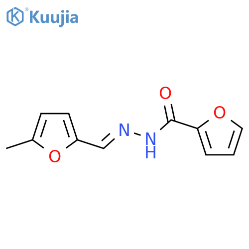 2-FURANCARBOXYLIC ACID, [(5-METHYL-2-FURANYL)METHYLENE]HYDRAZIDE structure