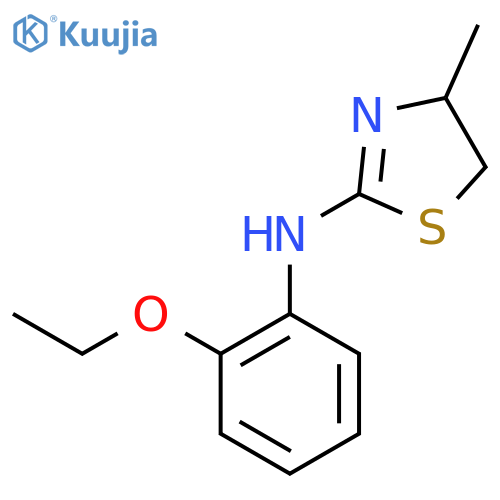 N-(2-Ethoxyphenyl)-4-methyl-4,5-dihydro-1,3-thiazol-2-amine structure