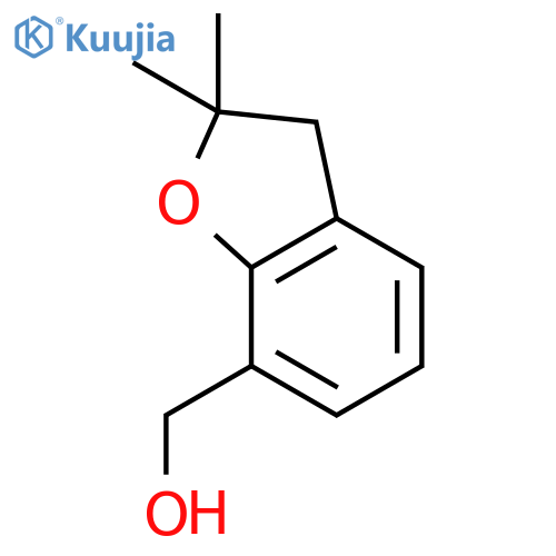 (2,2-dimethyl-2,3-dihydro-1-benzofuran-7-yl)methanol structure