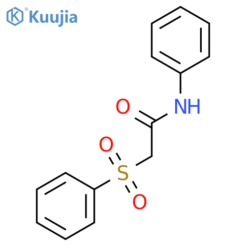 2-(benzenesulfonyl)-N-phenylacetamide structure