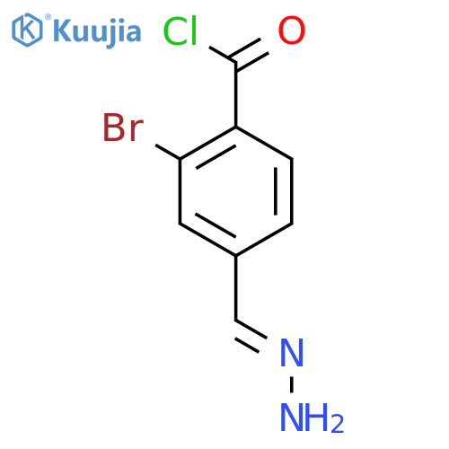 Benzoyl chloride, 4-(aminoiminomethyl)-2-bromo- structure