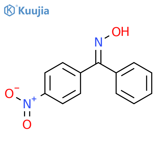 Methanone, (4-nitrophenyl)phenyl-, oxime structure
