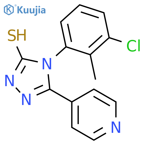 4-(3-Chloro-2-Methyl-Phenyl)-5-Pyridin-4-Yl-4h-1,2,4Triazole-3-Thiol structure