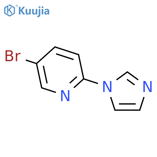 5-Bromo-2-(1H-imidazol-1-yl)pyridine structure