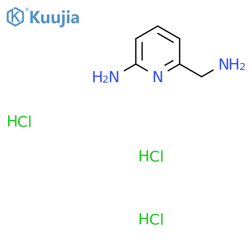 6-(Aminomethyl)pyridin-2-amine trihydrochloride structure
