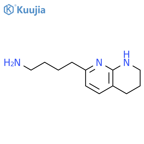5,6,7,8-Tetrahydro-1,8-naphthyridin-2-butylamine structure