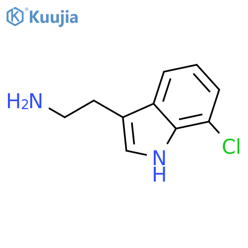 2-(7-Chloro-1H-indol-3-yl)ethan-1-amine structure