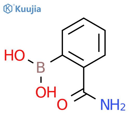 2-Aminocarbonylphenylboronic acid structure