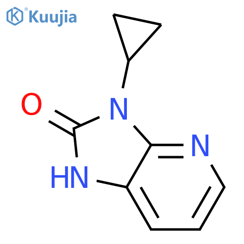 3-cyclopropyl-1,3-dihydro-2H-imidazo4,5-bpyridin-2-one structure