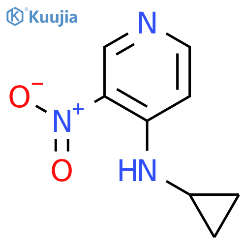 N-Cyclopropyl-3-nitropyridin-4-amine structure