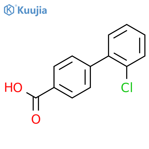 4-(2-Chlorophenyl)benzoic acid structure