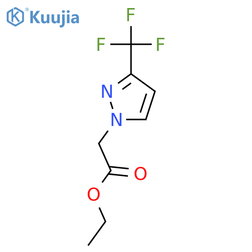 ethyl 2-3-(trifluoromethyl)-1H-pyrazol-1-ylacetate structure