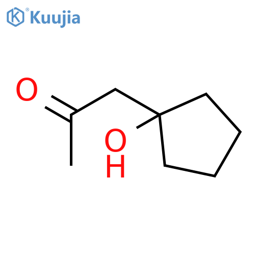 1-(1-hydroxycyclopentyl)propan-2-one structure