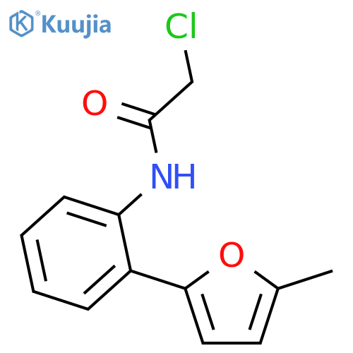 2-Chloro-N-2-(5-methyl-furan-2-yl)-phenyl-acetamide structure