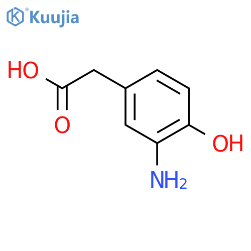 3-Amino-4-hydroxybenzeneacetic Acid structure