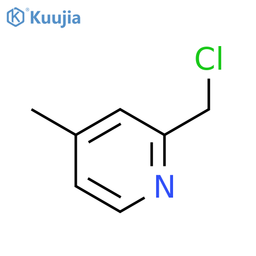 2-(Chloromethyl)-4-methylpyridine structure