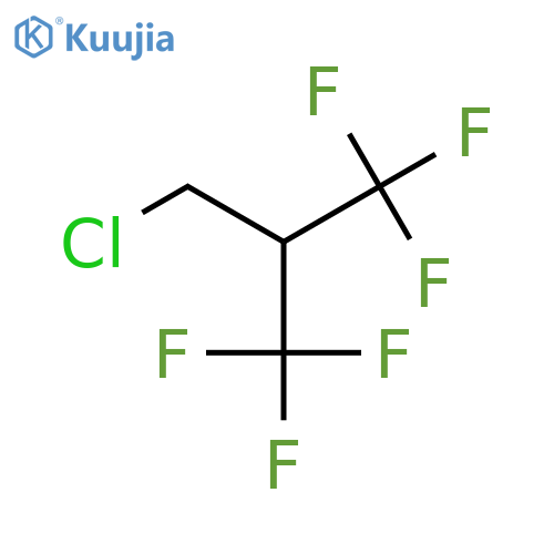 3-chloro-1,1,1-trifluoro-2-(trifluoromethyl)propane structure