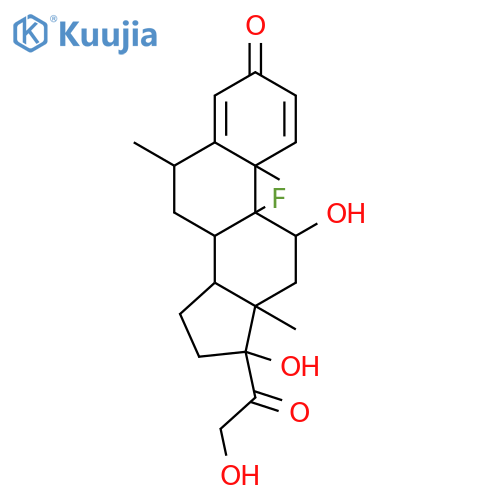 9α-Fluoro-6α-methylprednisolone structure