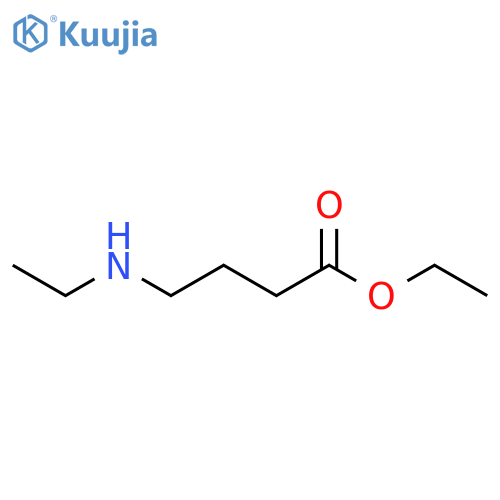 Butanoic acid, 4-(ethylamino)-, ethyl ester structure