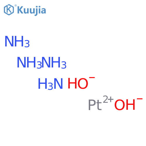 Tetraammineplatinum (II) hydroxide - solution structure
