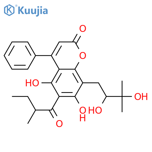 Mammea A/AB; 2',3'-Dihydroxy, 2',3'-dihydro structure