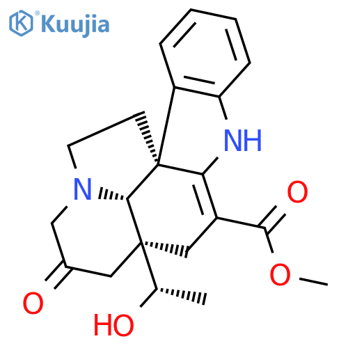 (5α,12β,19α,20S)-2,3-Didehydro-20-hydroxy-7-oxoaspidospermidine-3-carboxylic acid methyl ester structure
