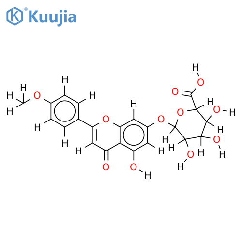 7-O-beta-D-Glucuronoside-Acacetien structure
