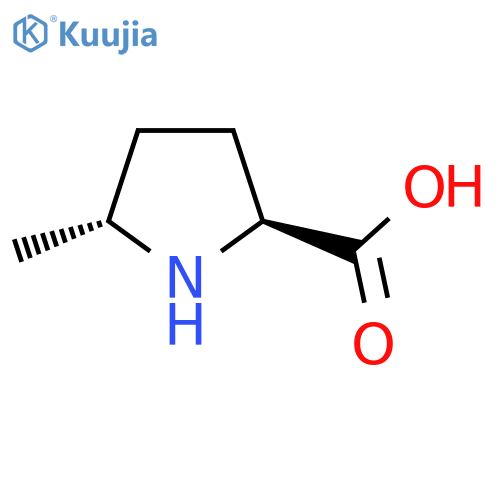 (2S,5R)-5-Methylpyrrolidine-2-carboxylic acid structure