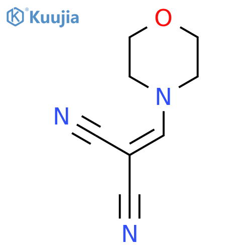 2-(morpholin-4-ylmethylidene)propanedinitrile structure