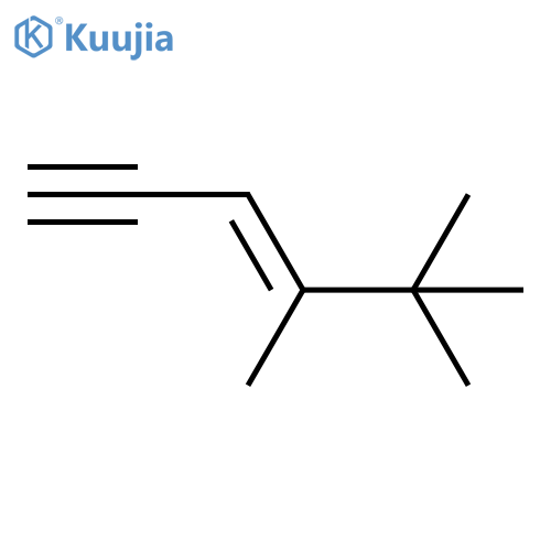 3-Hexen-1-yne,4,5,5-trimethyl- structure
