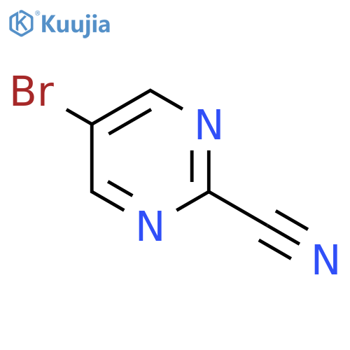 5-bromo-pyrimidine-2-carbonitile structure