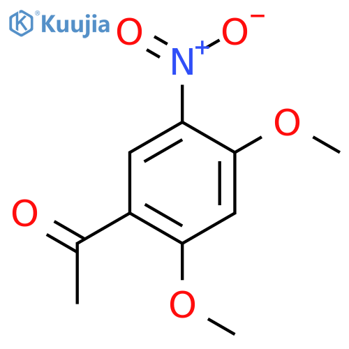 1-(2,4-Dimethoxy-5-nitrophenyl)ethanone structure