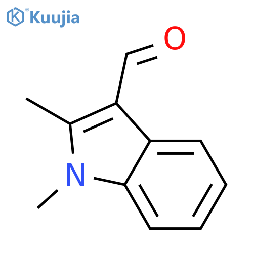 1,2-Dimethyl-1H-indole-3-carbaldehyde structure