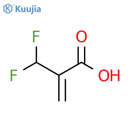 2-(difluoromethyl)prop-2-enoic acid structure