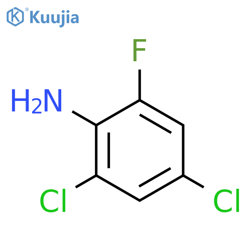 2,4-Dichloro-6-fluoroaniline structure