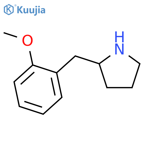 2-[(2-methoxyphenyl)methyl]pyrrolidine structure