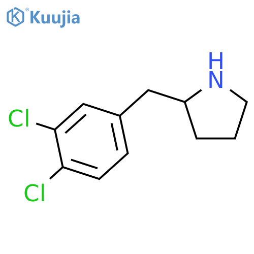 2-[(3,4-dichlorophenyl)methyl]pyrrolidine structure