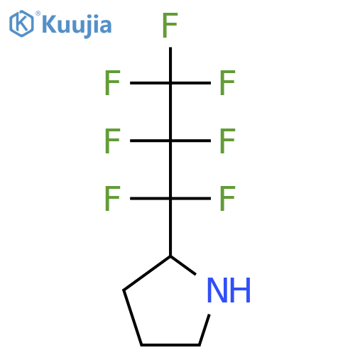 2-(Heptafluoropropyl)pyrrolidine structure