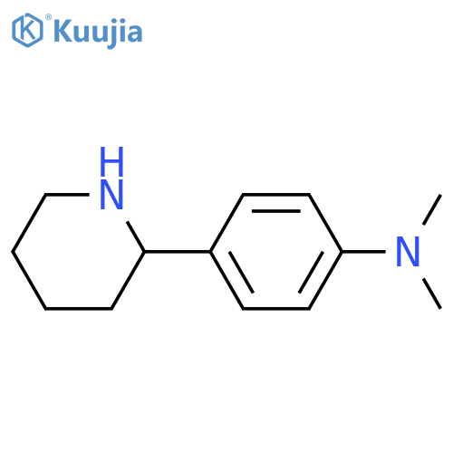 N,N-Dimethyl-4-(2-piperidinyl)aniline structure