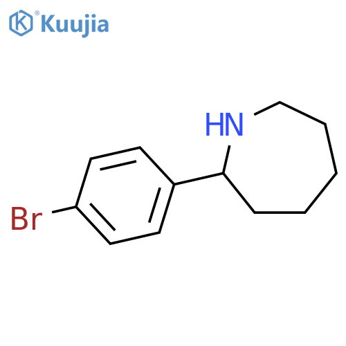 2-(4-Bromophenyl)azepane structure